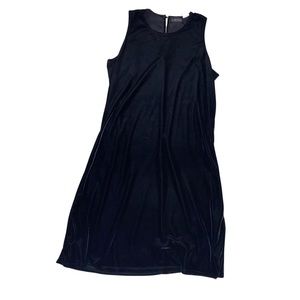 Vintage-ish Black Boxy Velvet Dress from Limited (L, fits down to small)